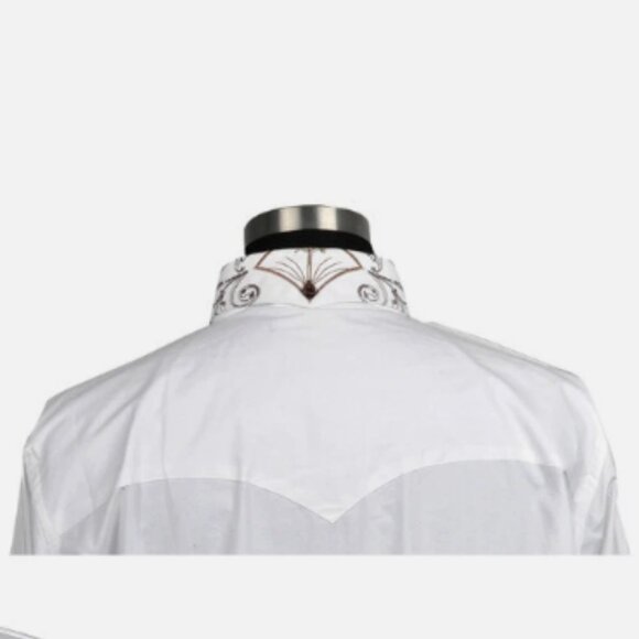 Men's Casual Shirt With Embroidered, Milano Moda Style SG37 - Picture 3 of 11